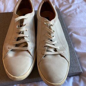 Gordon Rush Austin Leather Sneakers (9) in Talc